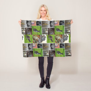 Australian Wildlife Collage, Fleecedecke