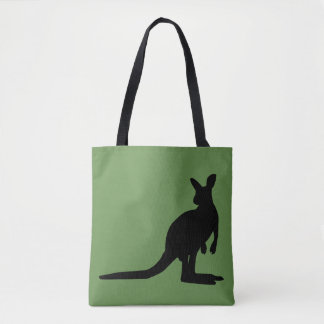 Australiana Kangaroo Sur Le Sac fourre-tout Vert
