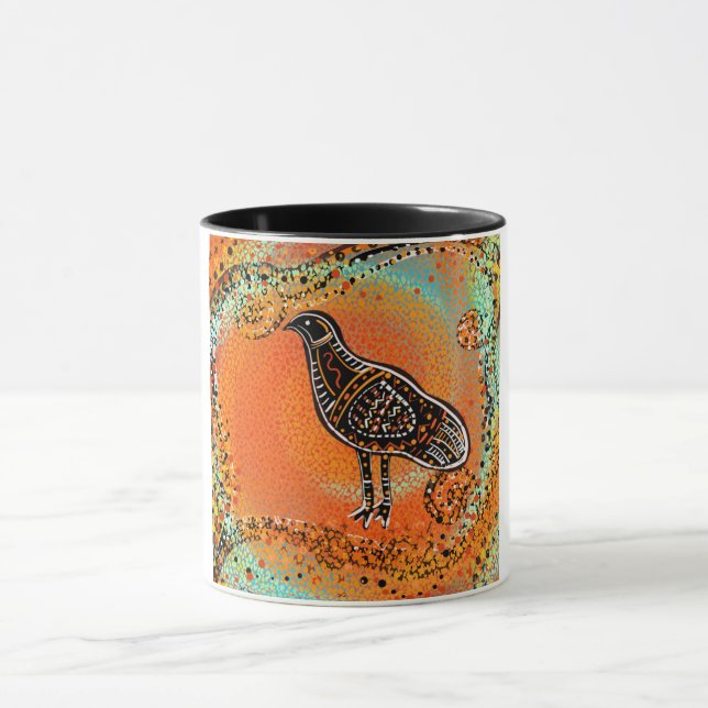 AUSTRALIANISCHE KUNST TASSE (Zentrum)
