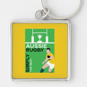 Australianischer Rugby-Spieler Schlüsselanhänger