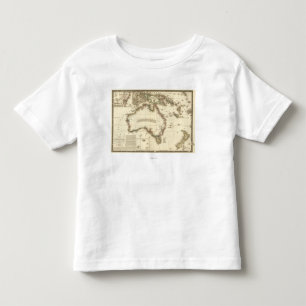 AustraliaPanoramic MapAustralia 2 Kleinkind T-shirt