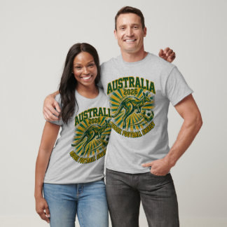 Australie 2026 Coupe du Monde de Football T-Shirt