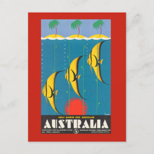 Australie avec Fish Travel Carte postale