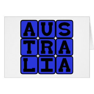 Australie, continent mondial
