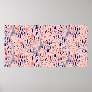 Australie design sans couture motif. Texte de déco
