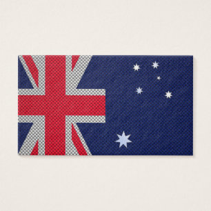 Australie Drapeau Design en fibre de carbone Style