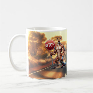 Australie en dehors de la route café tasse