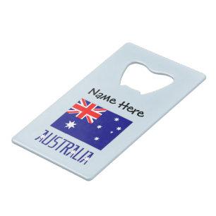 Australie et Drapeau Australien Personnalisé