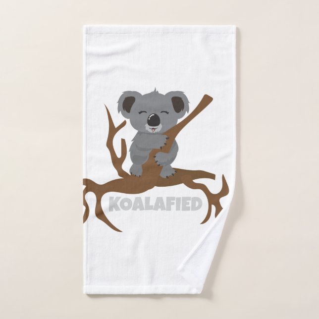 Australie Koalafied Qualified Koala Gift Idea (Serviette à main)