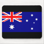 Australie Mousepad<br><div class="desc">Die Flagge Australiens basiert auf dem britischen Blue Ensign - einem blauen Feld mit der Union Jack im Kanton- oder Oberhausviertel -, das mit einem großen weißen siebenspitzen Stern (dem Commonwealth Star) und einer Repräsentation der Konstellation des Südkreuzes, bestehend aus fünf weißen Sternen - einem kleinen Fünf-Sterne-Stern und vier, größeren,...</div>