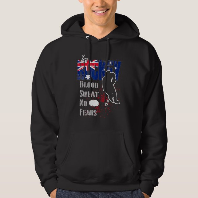 Australie Supporter Sang Sweat Sans Craintes Ice H (Devant)