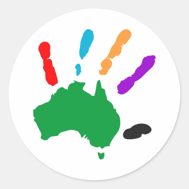 Australie unifiée....ouah ! Autocollants (Devant)