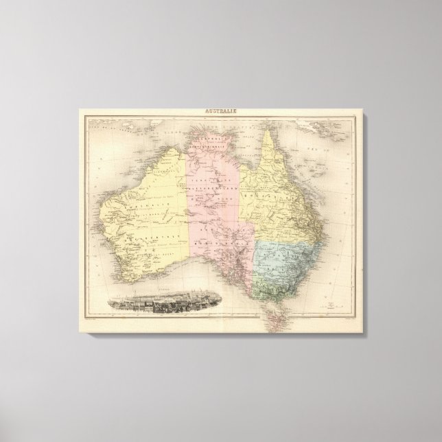 Australien 10 leinwanddruck (Vorderseite)