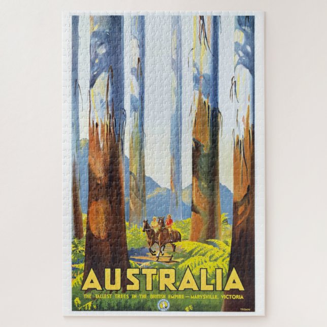 AUSTRALIEN 1930er VICTORIA WALD (Vertikal)