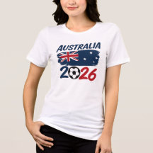 Australien 2026 Fußballfan-Design Flaggenfarben