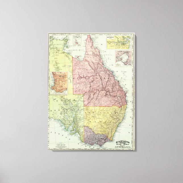 Australien 2 leinwanddruck (Vorderseite)