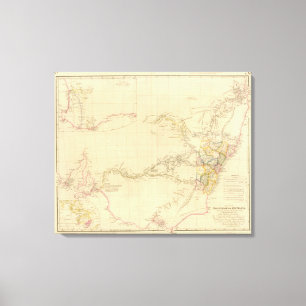 Australien 5 leinwanddruck