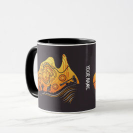 Australien - Aborigine-Kunst Tasse