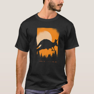 Australien Animal Zoo Animal Retro Kangaroo T-Shirt