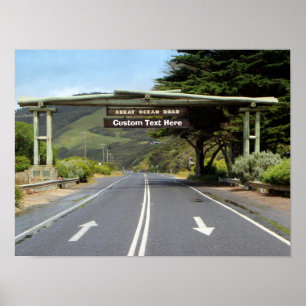 Australien Anpassbare Great Ocean Road Poster