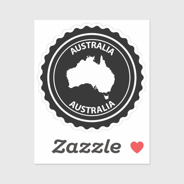 Australien Aufkleber (Blatt)