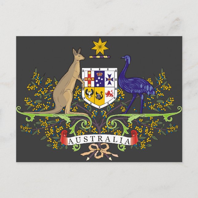 Australien, Australien Postkarte (Vorderseite)