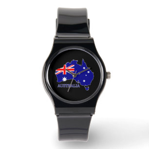 Australien - Australische Flagge Armbanduhr