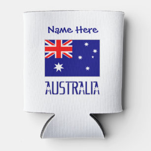 Australien Australische Flagge Blau Personalisiert Dosenkühler