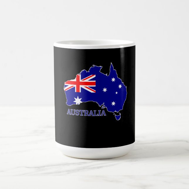 Australien - Australische Flagge Kaffeetasse (Mittel)