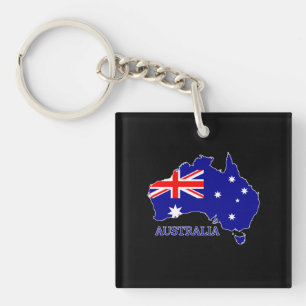 Australien - Australische Flagge Schlüsselanhänger