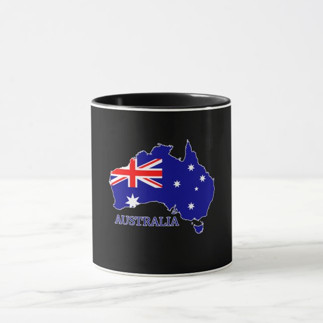 Australien - Australische Flagge Tasse (Zentrum)