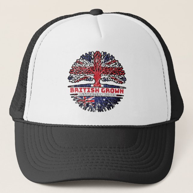 Australien Australisches Uk Vereinigtes Königreich Truckerkappe (Vorderseite)