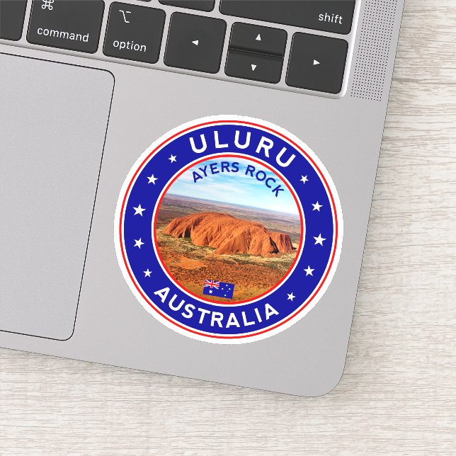 Australien, Ayers Rock, Uluru Aufkleber (Detail)