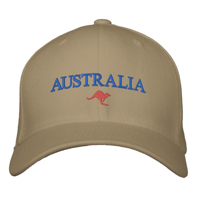 Australien Bestickte Baseballkappe (Vorderseite)