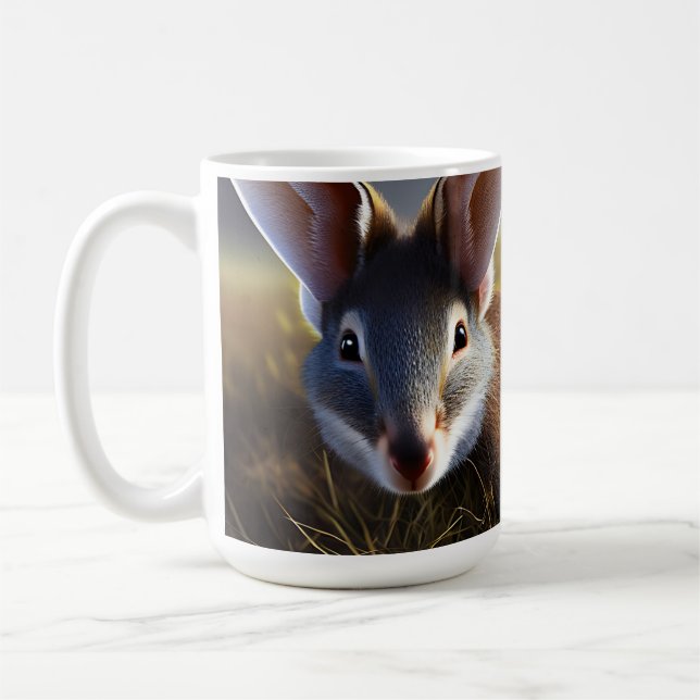 Australien Bilby Alert, Tasse des Kaffees (Links)