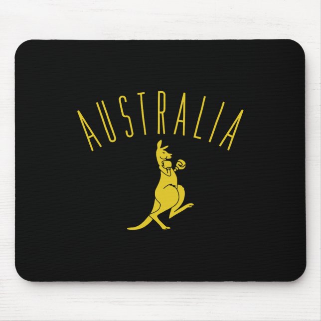 Australien Boxing Kangaroo Mousepad (Vorne)