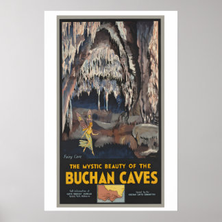 Australien Bundesstaat Victoria Buchan Caves Vinta Poster