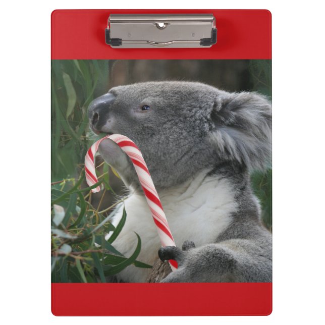Australien Christmas Koala Bear Clipboard Klemmbrett (Vorderseite)