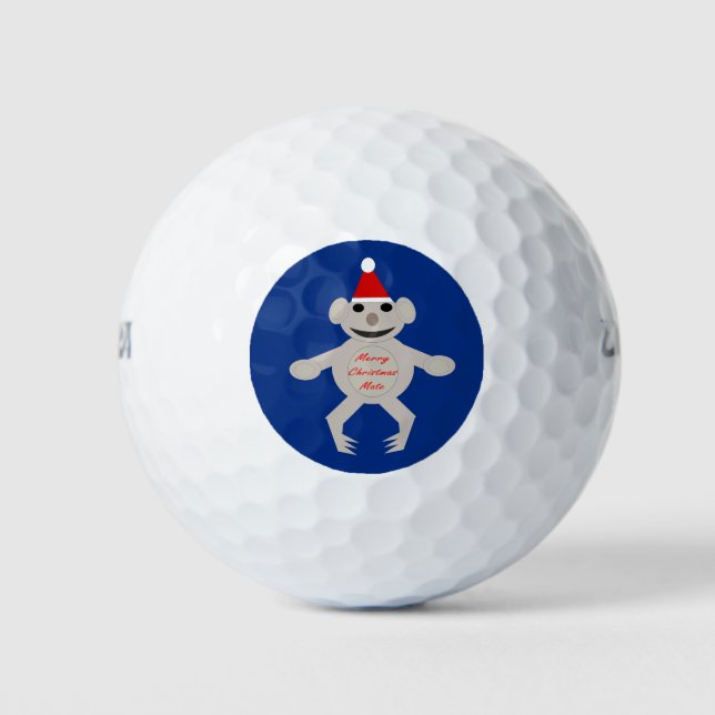 Australien Christmas Koala Bear Golf Ball (Vorderseite)