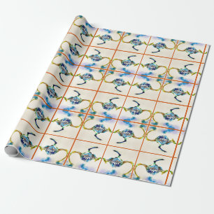Australien City Skyline Liebe Wasserfarbe Geschenkpapier