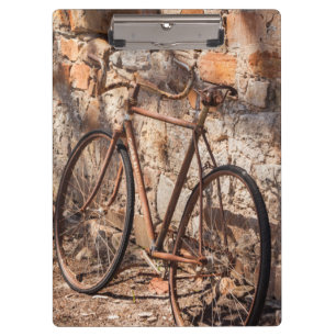 Australien, Clare Valley, Sevenhill, altes Fahrrad Klemmbrett
