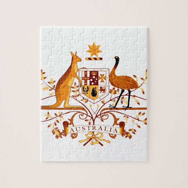 Australien COA Braun (Vertikal)
