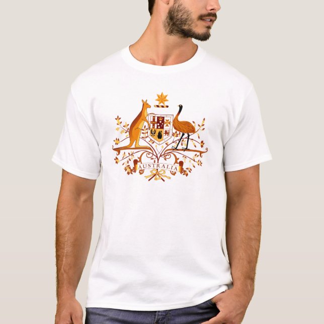 Australien COA Brown T-Shirt (Vorderseite)