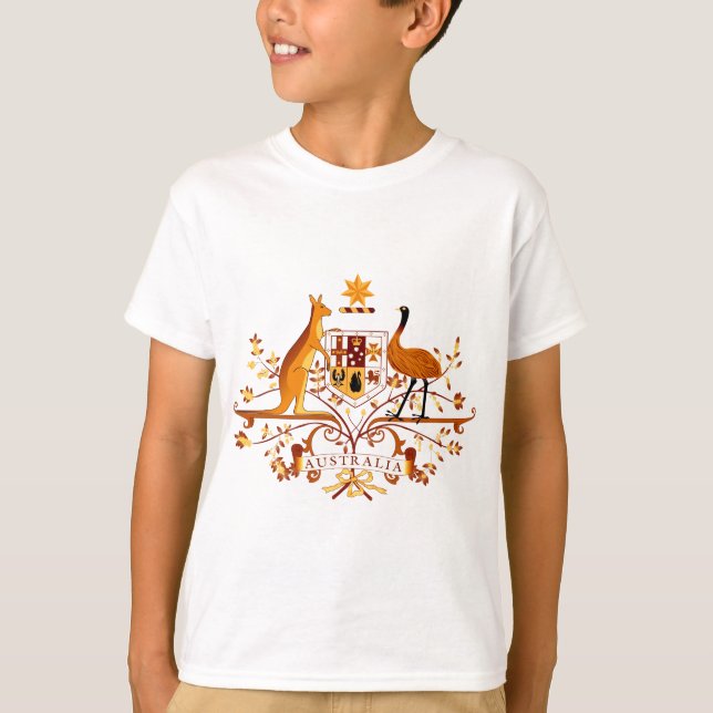 Australien COA Brown T-Shirt (Vorderseite)