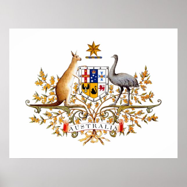 Australien COA Poster (Vorne)