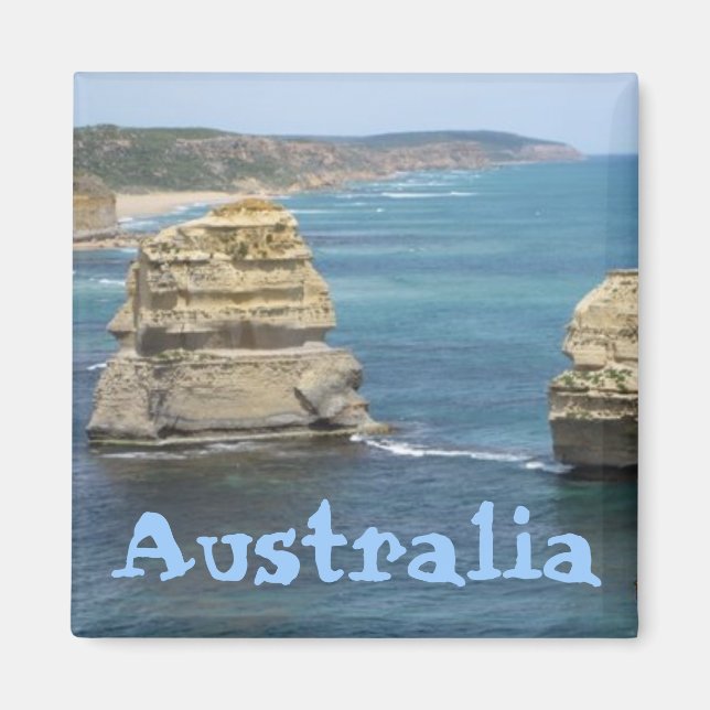 Australien - cooles Magnetdesign Magnet (Vorne)