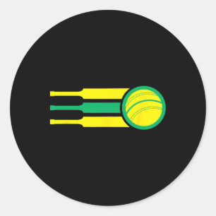Australien Cricket-Team Australien Cricket-Fan-Fla Runder Aufkleber