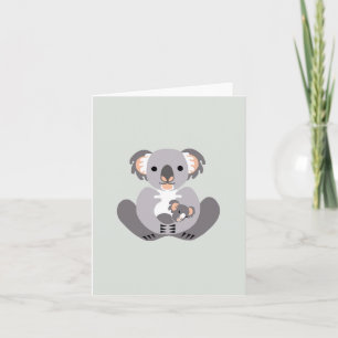 Australien - Cudly KOALA - Wildtiere - Natur grün Karte