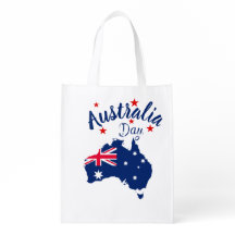 Australien Day Red Blue und White