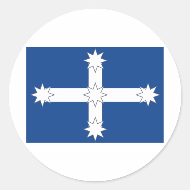 Australien Eureka Runder Aufkleber (Vorderseite)